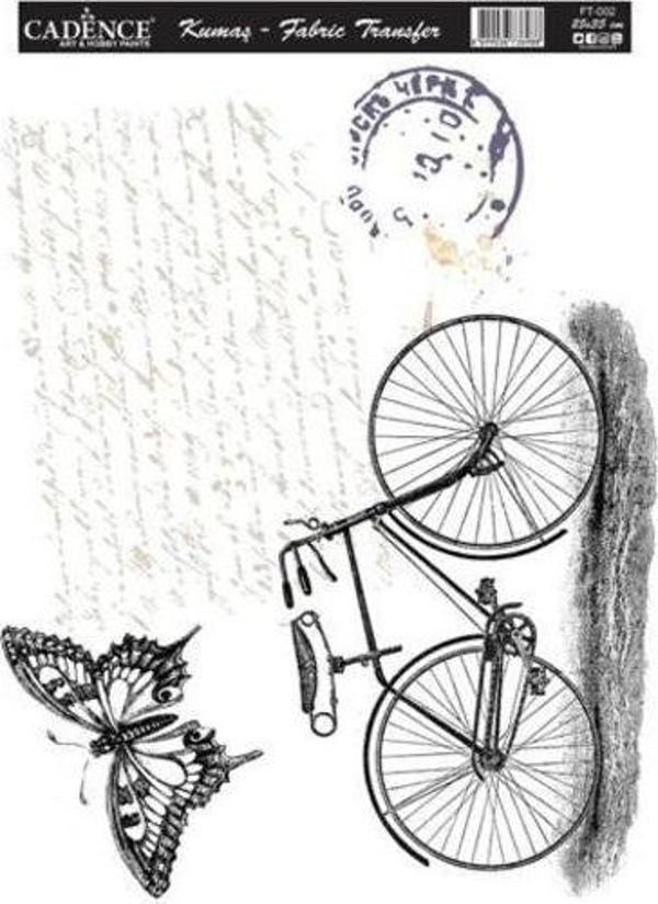 Cadence Kumaş Transfer 25x35 cm. FT-02 - Image 1