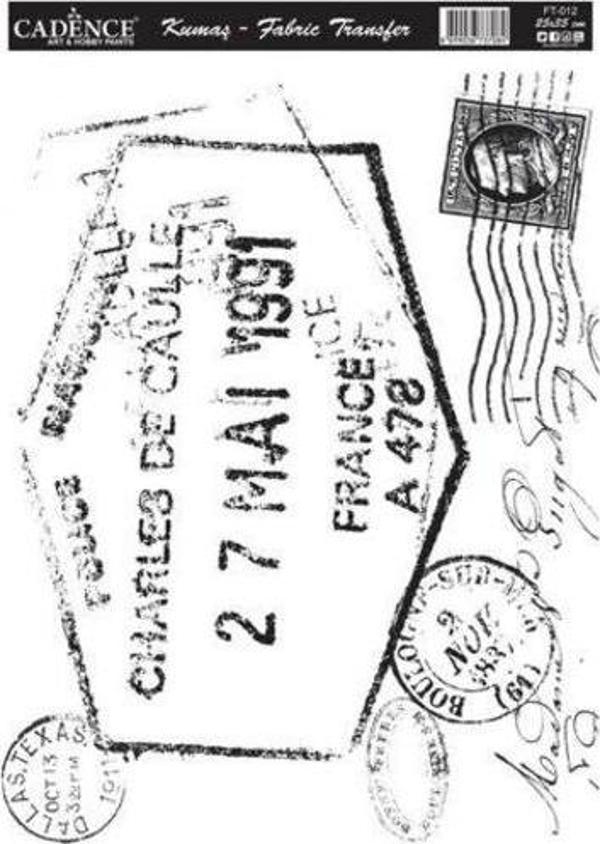 Cadence Kumaş Transfer 25x35 cm. FT-12 - Image 1