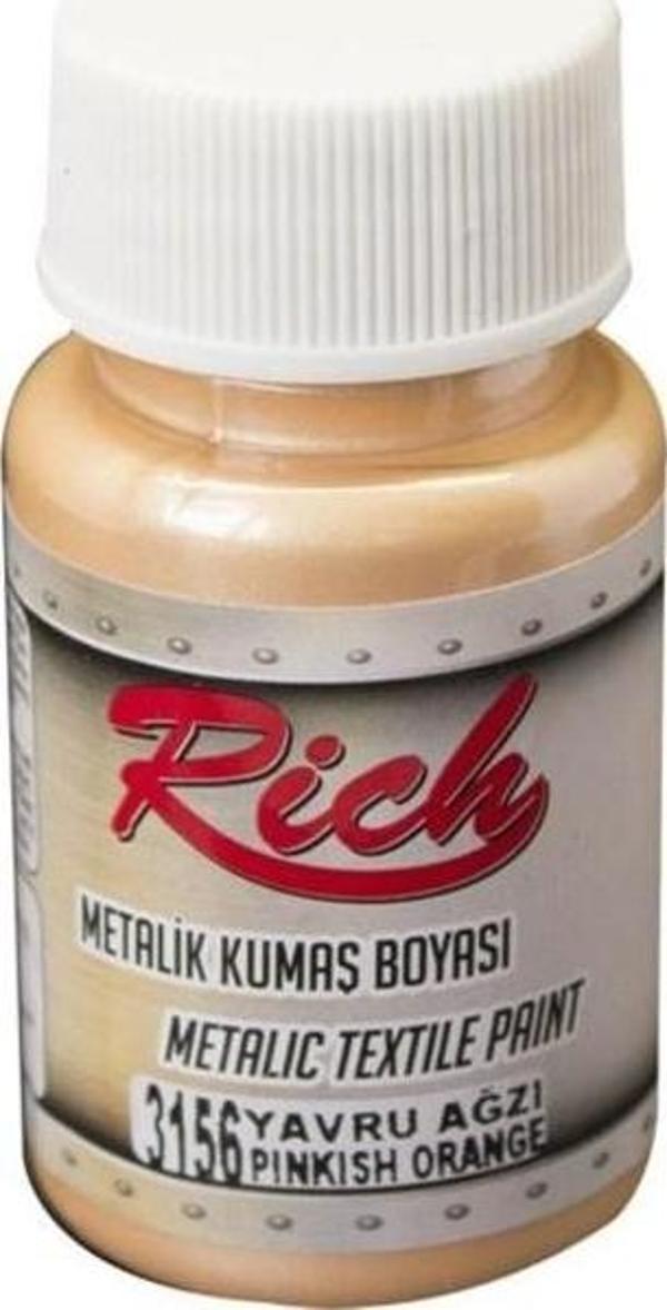 Rich Metalik Kumaş Boyası 50 cc. 3156 YAVRUAĞZI - Image 1