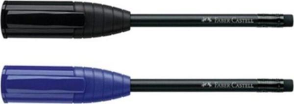 Faber-Castell İdeal Bold Kurşun Kalem Kalemtıraş Kapaklı Siyah - Image 1