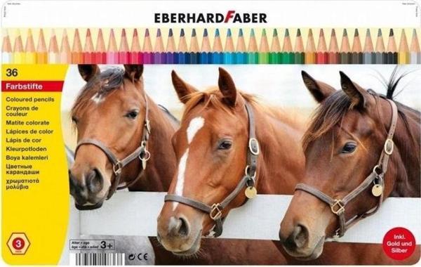 Eberhard Faber Kuru Boya Kalemi 36 Renk Metal Kutu 3mm Mine - Image 1