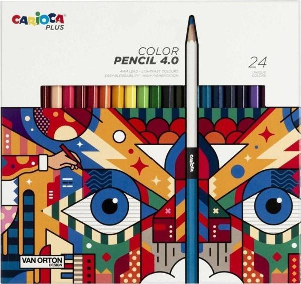 CARİOCA PLUS 4.0 KURU BOYA KALEMİ 24LÜ - Image 1
