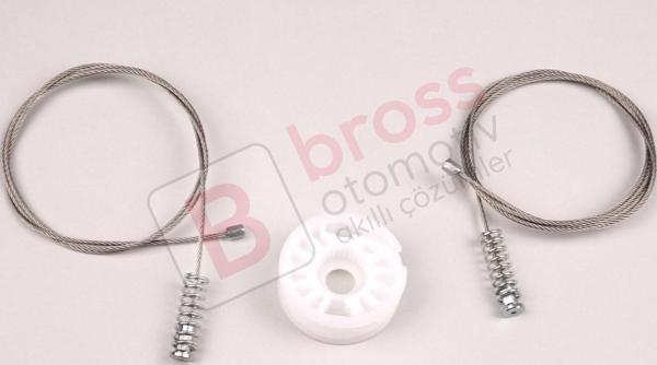 Audi A4 S4 B6 B7 8H7 8HE 2002-2009 2-Kapı Cabrio 8H0839398 İçin Elektrikli Arka Sağ Cam Kriko Seti - Image 1