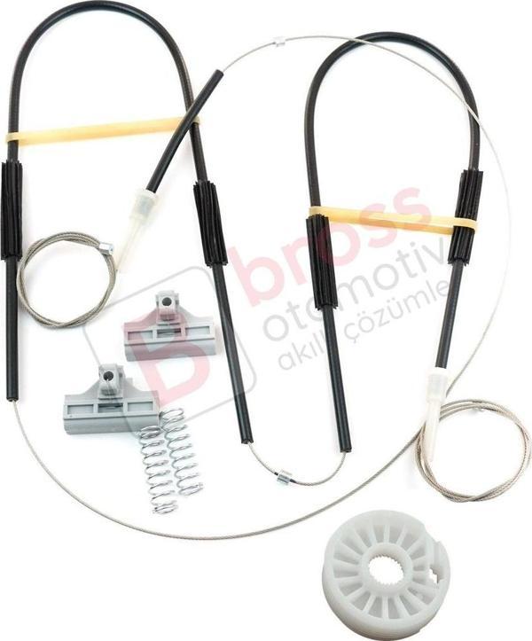 Ford Mondeo MK3 2000-2007 4/5 Kapı İçin Elektrikli Ön Sağ veya Sol Kapı Cam Kriko Tamir Seti - Image 1