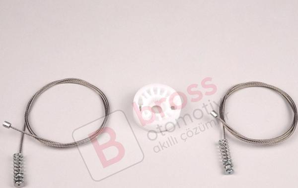 Audi A4 S4 B6 B7 2002-2009 2-Kapı CC Cabrio 8H0839397 İçin Elektrikli Arka Sol Cam Kriko Tamir Seti - Image 1