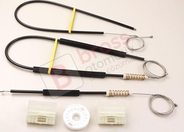Audi A4 B6 8E2/5 B7 8EC/D Seat Exeo 3R2/5 4/5 Kapı İçin Ön Sağ veya Sol Kapı Cam Kriko Tamir Seti - Image 1