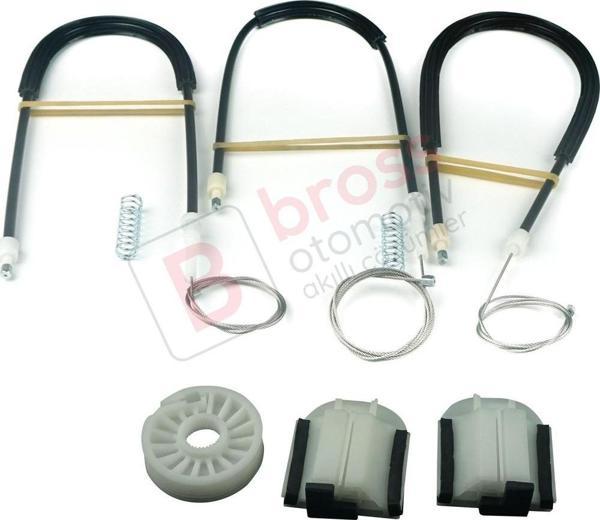 Ford Mondeo MK4 BA7 2007-2015 4/5 Kapı 7S71A23200 İçin Ön Sağ Kapı Cam Kriko Tamir Seti - Image 1