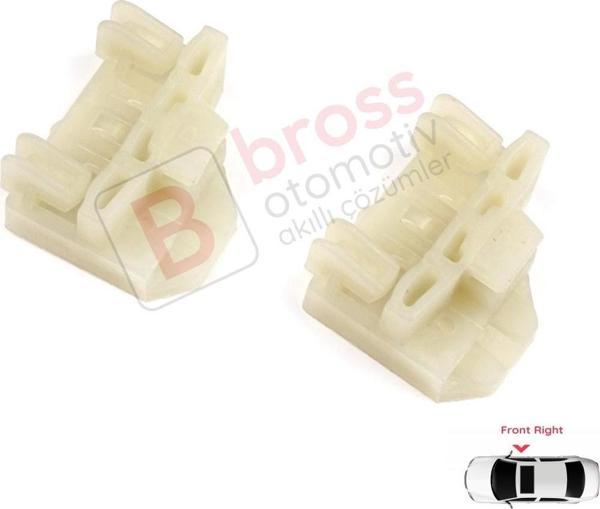 Audi VW Seat İçin 2 Adet Ön Sağ Cam Kriko Klips - Image 1