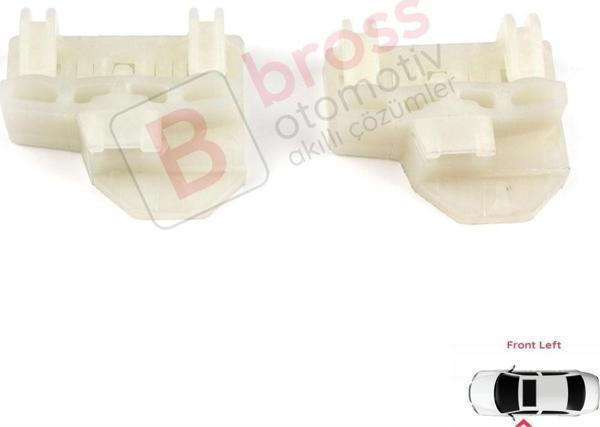 Audi VW Seat İçin 2 Adet Ön Sol Cam Kriko Klipsi - Image 1