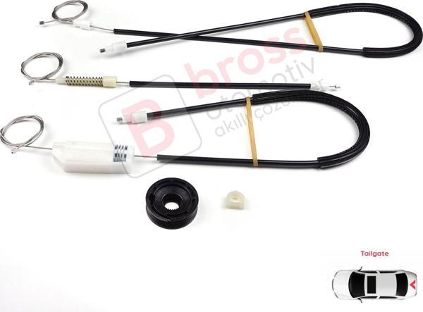 Land Rover Freelander MK1 1997-2006 CVH101150 İçin Elektrikli Arka Bagaj Kapı Cam Kriko Tamir Seti - Image 1