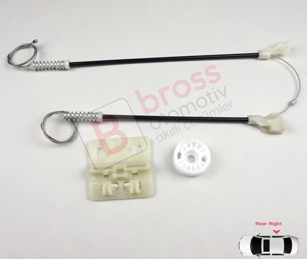 Land Rover Freelander MK1 1997-2006 CVH101200 İçin Elektrikli Arka Sağ Kapı Cam Kriko Tamir Seti - Image 1