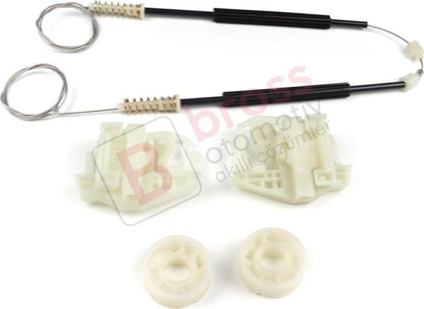 BMW X3 E83 2003-2011 SUV 51353448252 İçin Elektrikli Arka Sağ Cam Kriko Tamir Seti - Image 1