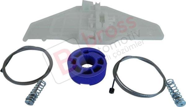 Citroen C5 MK2 MK3 2007-2018 4/5 Kapı 9675915180 İçin Elektrikli Arka Sağ Cam Kriko Tamir Seti - Image 1