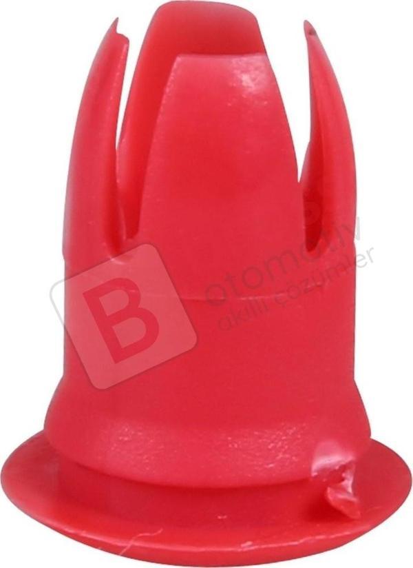 Mercedes için 10 Adet Plastik Klips Kırmızı 0019882081 - Image 1