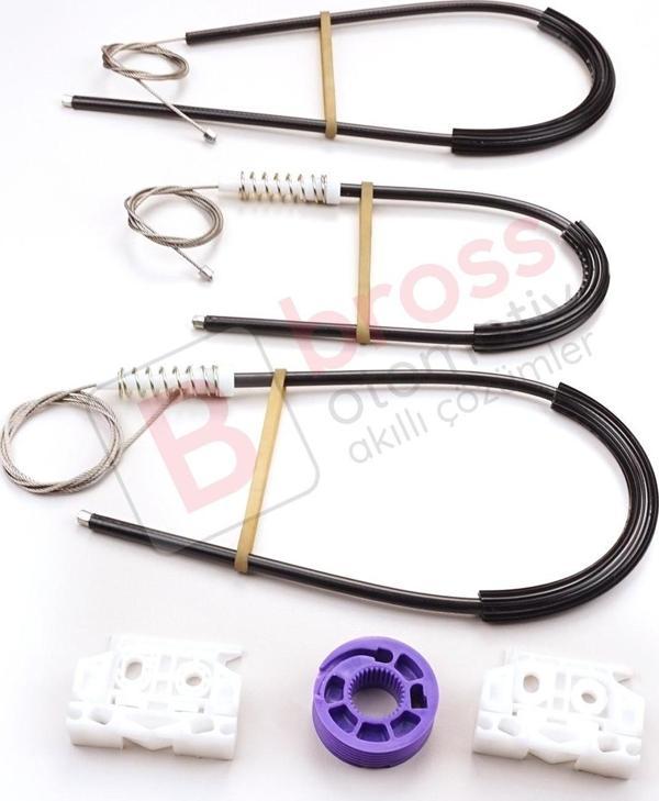 Citroen C5 MK2 MK3 RC RD RW 2007-2018 4/5 Kapı 9221EQ İçin Elektrikli Ön Sol Cam Kriko Tamir Seti - Image 1