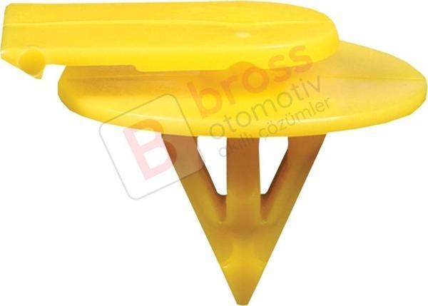 Mini Cooper için 10 Adet Plastik Klips Sarı 51717127743 - Image 1