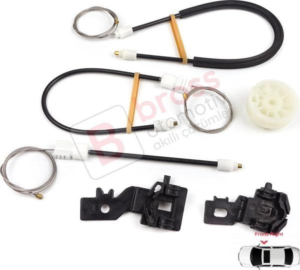 Nissan Qashqai MK1 J10 2006-2013 80770JD000 İçin Elektrikli Ön Sağ Cam Kriko Tamir Seti - Image 1