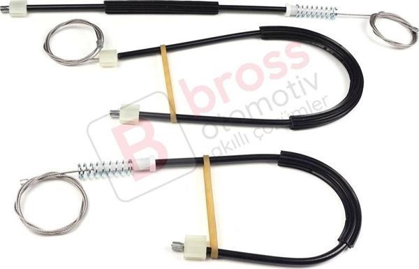 Opel Astra J P10 MK6 2009-2016 4/5 Kapı 13350759 İçin Ön Sağ Kapı Cam Kriko Tamir Seti - Image 1