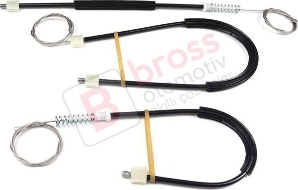 Opel Astra J P10 MK6 2009-2016 4/5 Kapı 13350757 İçin Ön Sol Kapı Cam Kriko Tamir Seti - Image 1