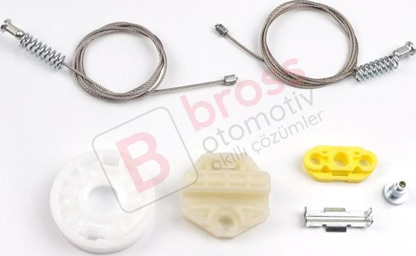 Opel Holden Astra G İçin Arka Sağ veya Sol Cam Kriko Tamir Seti - Image 1