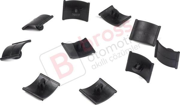 Opel Vauxhall GM İçin 10 Adet Kaput İzolasyon Tutucusu Siyah 1162488, 1162642, 90355604 - Image 1