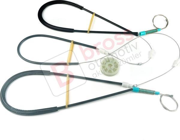 Peugeot 306 Phase 2/3 1997-2002 Cabrio Convertible 922285 İçin Elektrikli Sol Cam Kriko Tamir Seti - Image 1