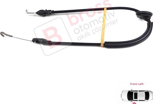 VW Caddy Touran MK1 İçin Ön Sol Kapı İç Açma Teli 2K0837113B - Image 1