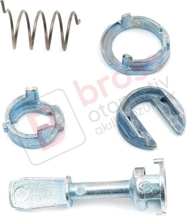 VW Fox 5Z Beetle 1Y İçin Ön Kapı Kilidi Tamir Seti 1U0837167E 45 mm - Image 1