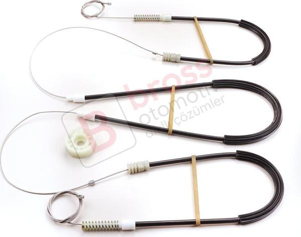 VW Golf MK3 MK4 A3 1E7 1V7 1994-2002 2-Kapı Cabrio 1E0837402 İçin Sağ Cam Kriko Tamir Seti - Image 1