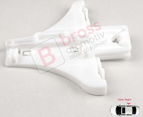 VW Golf 4/5 Bora Passat İçin Arka Sağ Cam Kriko Klipsi 1J4839462C - Image 1