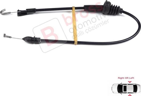 VW Golf Jetta MK4 Bora İçin Arka İç Kapı Açma Teli 1J4839085J Ürün Arka Sağ veya Sol Kapılar İçindir - Image 1