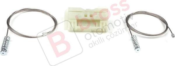 Renault Clio MK3 2005-2014 5-Kapı 8200291153 İçin Elektrikli Arka Sağ Cam Kriko Tamir Seti - Image 1