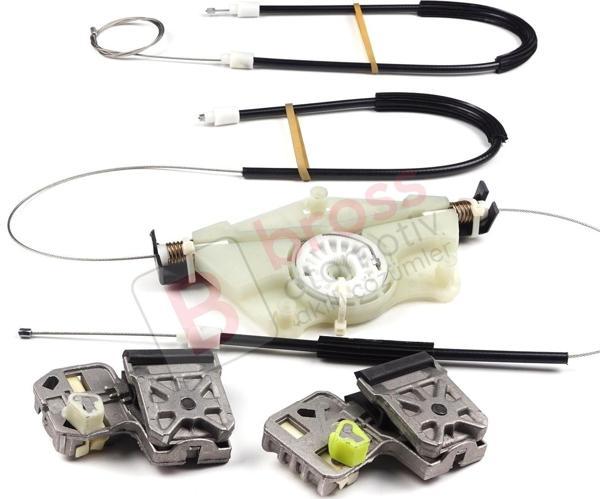 VW Golf MK4 Jetta Bora A4 1J 4/5 Kapı 1JM898462 İçin Sağ Ön Cam Kriko Metal Klips Tamir Seti - Image 1