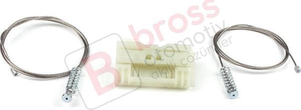 Renault Clio MK3 2005-2014 5-Kapı 8200291151 İçin Elektrikli Arka Sol Cam Kriko Tamir Seti - Image 1
