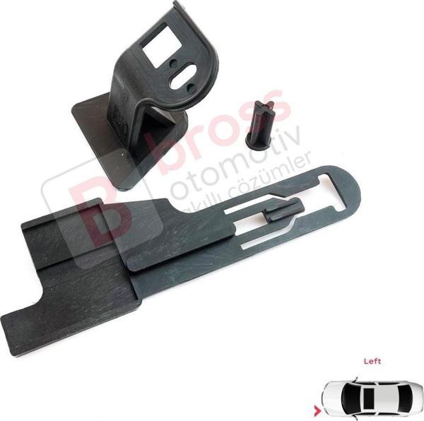 Renault Fluence L3 L30 2009-2020 260607771R İçin Sol Ön Taraf Far Ayak Yuva Tutucu Tamir Seti  - Image 1