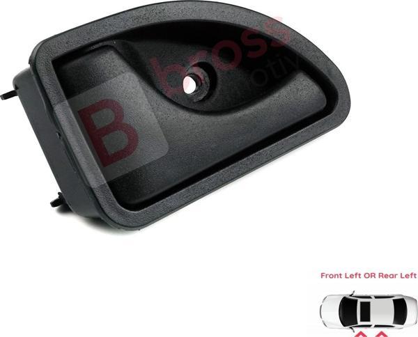 Renault Kangoo 1997-2007, Twingo 1993-2007 İçin İç Kapı Kolu Siyah: 7700309313 Ürün Sol Kapı İçindir - Image 1