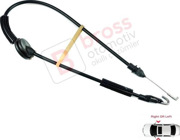 VW Passat B2 B3 B5 B6 Skoda Superb 3U4 İçin Ön Kapı İç Açma Teli 3U0837085 - Image 1
