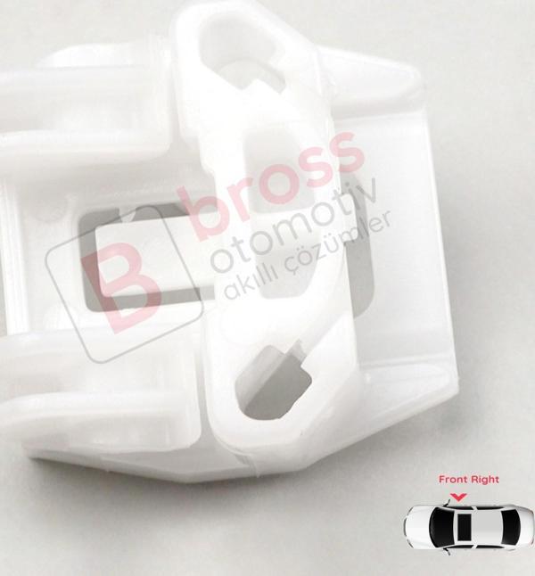 VW Peugeot İçin Ön Sağ Cam Kriko Klipsi: 1J4837462F - Image 1
