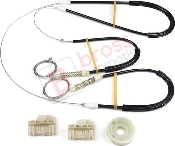 VW Polo MK3 6N1 6N2 Hatchback 1994-2001 4/5 Door 6N4837462 İçin Ön Sağ Kapı Cam Kriko Tamir Seti - Image 1