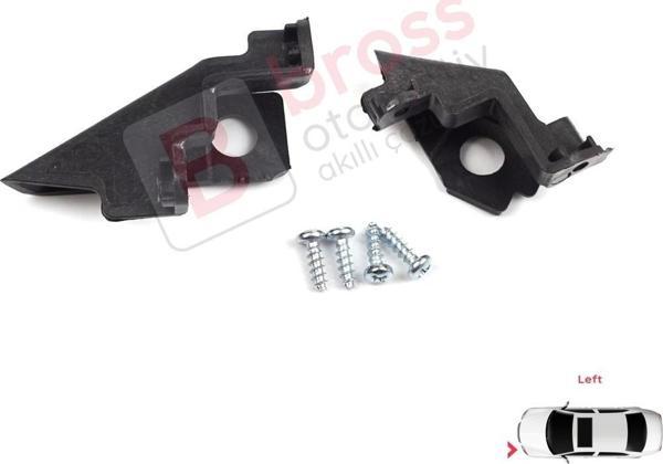 VW Polo MK5 6R 6C 61 2009-2016 6R0998225 İçin Sol Ön Far Ayak Tamir Seti  - Image 1