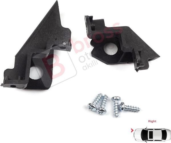 VW Polo MK5 6R 6C 61 2009-2016 6R0998226 İçin Sağ Ön Far Ayak Tamir Seti  - Image 1