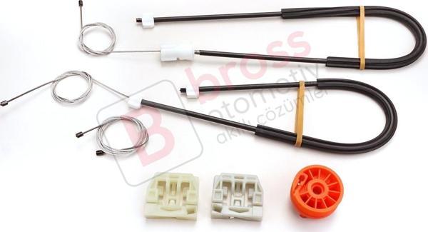 Rover 75 RJ MG ZT B8 1998-2005 4/5 Kapı CUH102351 İçin Ön Sol Kapı Cam Kriko Tamir Seti - Image 1