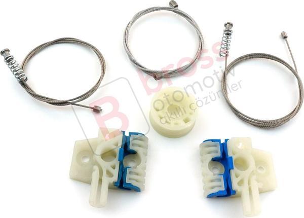 VW Tiguan MK1 5N 2007-2018 5-Kapı SUV 5N0837462 İçin Ön Sağ Kapı Cam Kriko Tamir Seti - Image 1