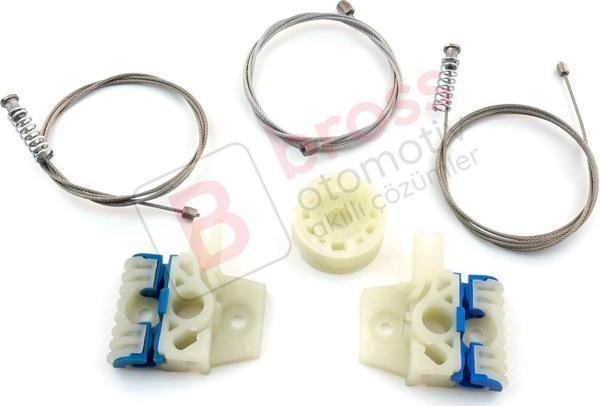 VW Tiguan MK1 5N 2007-2018 5-Kapı SUV 5N0837461 İçin Ön Sol Kapı Cam Kriko Tamir Seti - Image 1
