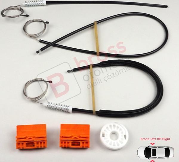 VW Touareg MK1 7L Porsche Cayenne 9PA 955 957 2002-2010 İçin Elektrikli Ön Cam Kriko Tamir Seti - Image 1