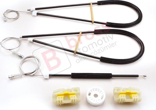 Seat Ibiza MK4 2008-2017 2/3 Kapı HB Coupe 6J3837401 İçin Elektrikli Sol Cam Kriko Tamir Seti - Image 1