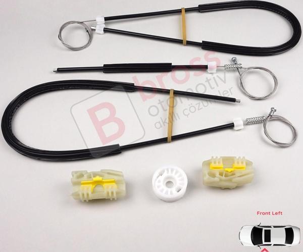 Seat Ibiza MK4 6J8 6P8 6J5 6P1 2008-2017 5-Kapı 6J4837401 İçin Elektrikli Ön Sol Cam Kriko Tamir Set - Image 1