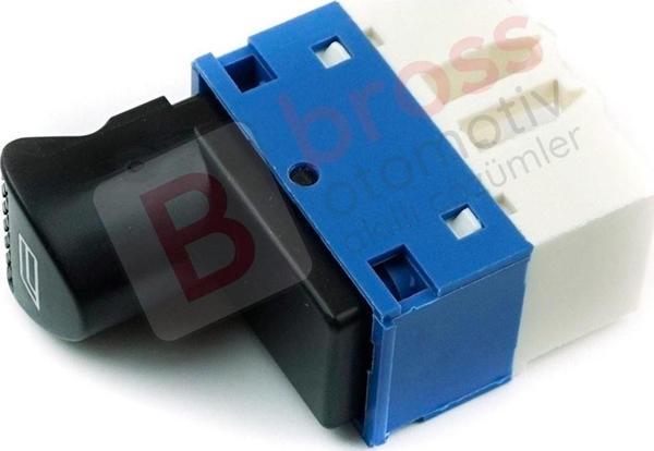 Siena Albea Palio Strada İçin Ön Sağ Elektrikli Cam Şalteri Düğmesi 6 Pin 98809719 Mavi - Image 1