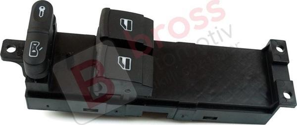 VW; Skoda; Seat İçin Sol Ön Elektrikli Pencere Kontrol Paneli Anahtarı: 1J3959857B - Image 1