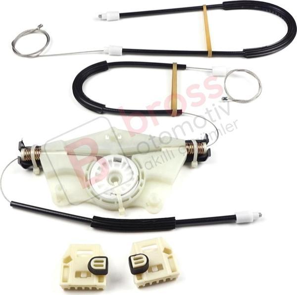 Skoda Fabia MK1 1999-2008 4/5 Kapı Praktik Van 6Y1837462 İçin Elektrikli Ön Sağ Cam Kriko Tamir Seti - Image 1
